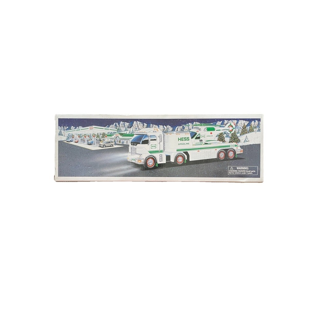 2006 Hess Toy Truck and Helicopter Set Faded Box